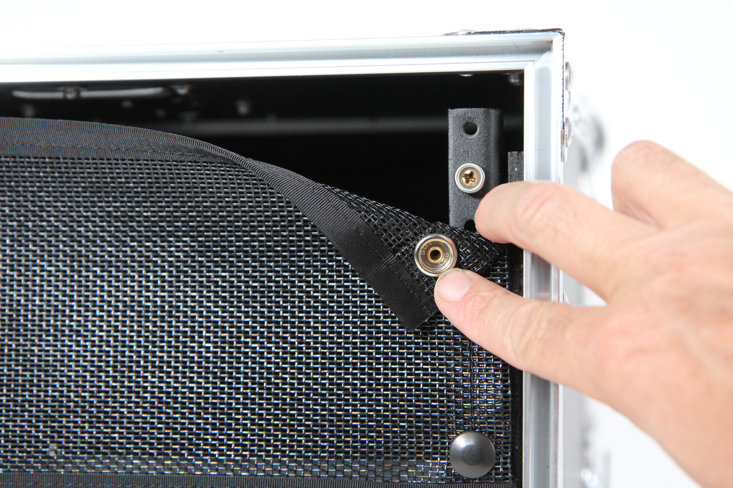 Half Rack 2U Snap-On Rack Panel Ventilation