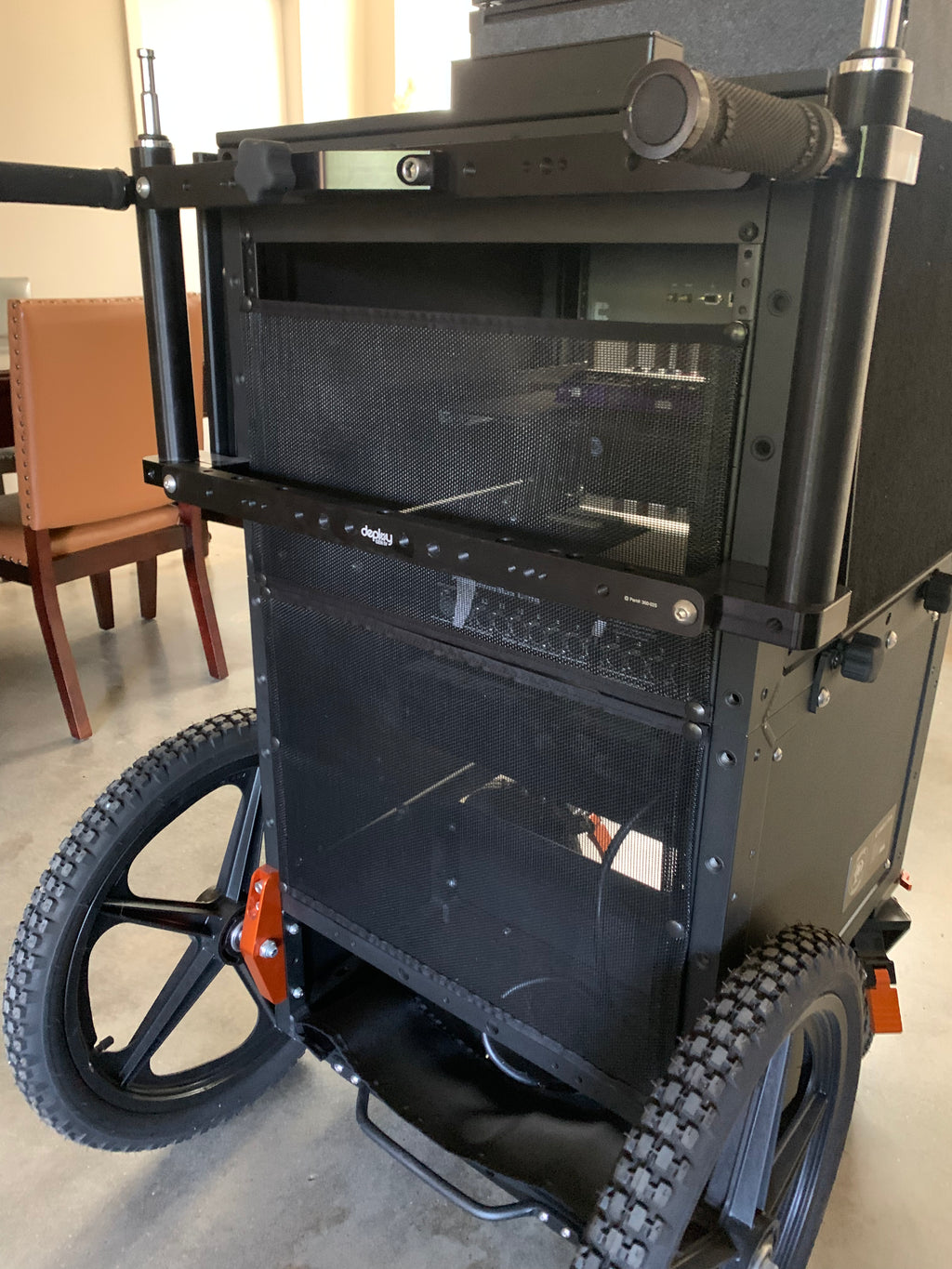 8U Venting Snap-On Rack Panel