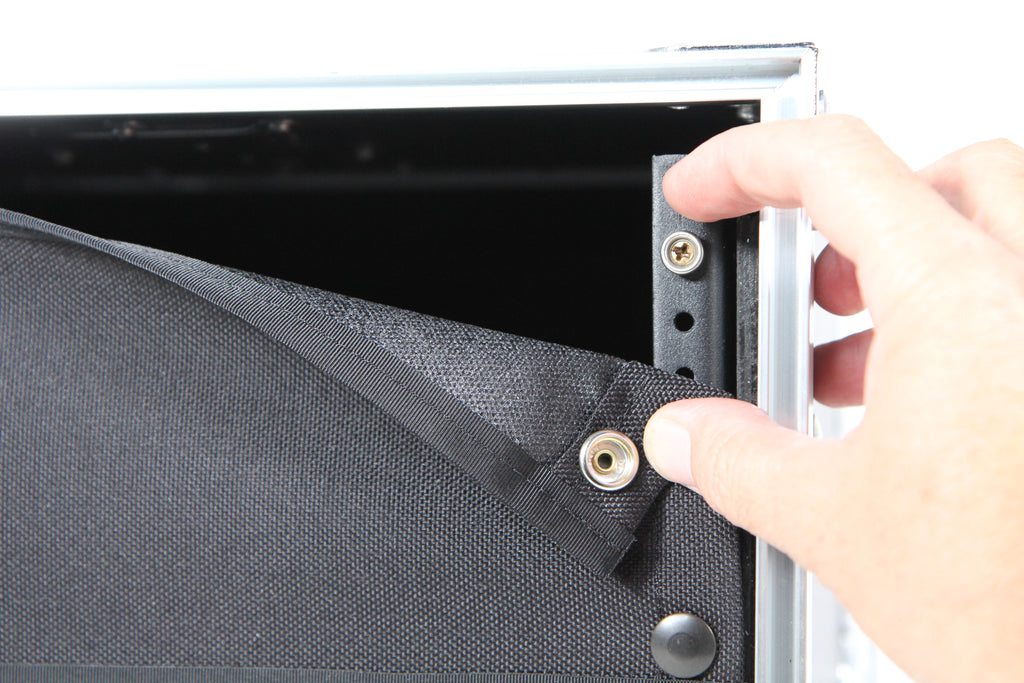 Half Rack 2U Snap-On Rack Panel Solid